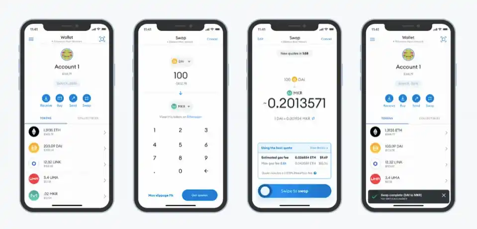 Swap MetaMask