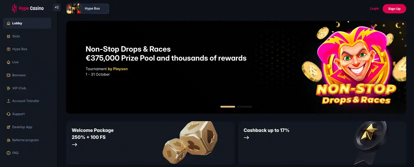 hype casino
